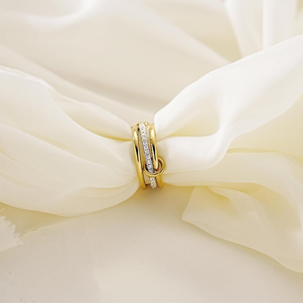 Hypoallergenic 3-Ring Stackable Set With Interloc… - image 4